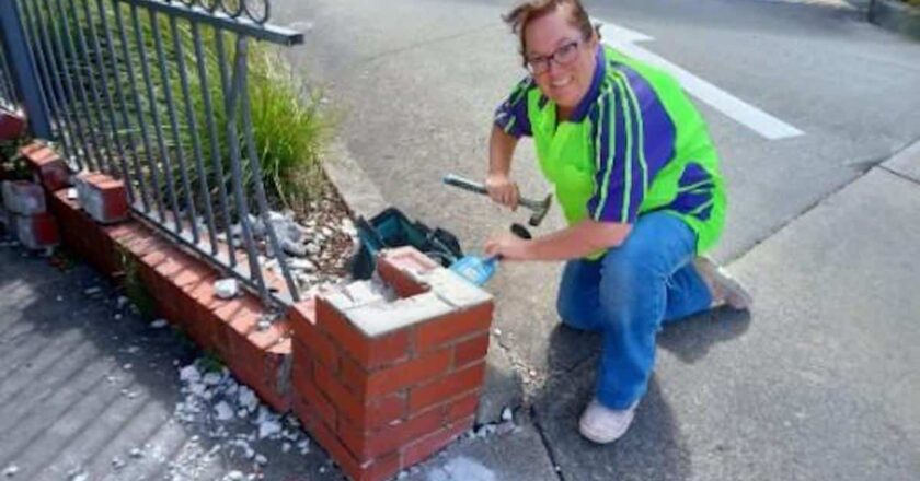 Bec Wilding is proving that no wall is too high for a career in Bricklaying. The 44-year-old started studying in 2023 and hasn’t looked back. 